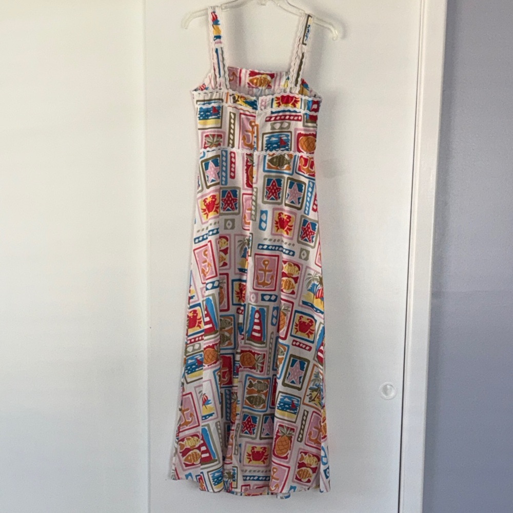 Colorful Patterned Maxi Dress - Picture 3 of 3